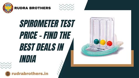 Spirometer Test Price – Find the Best Deals in India