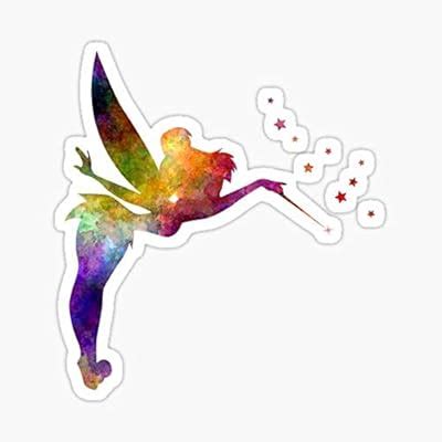 Decals Tinkerbell Watercolor Sticker - Auto, Wall, Laptop, India | Ubuy