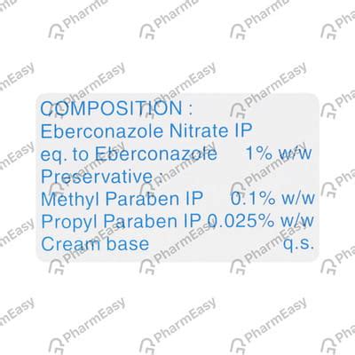 Eberfine 1 %W/W Cream (50): Uses, Side Effects, Price & Dosage | PharmEasy