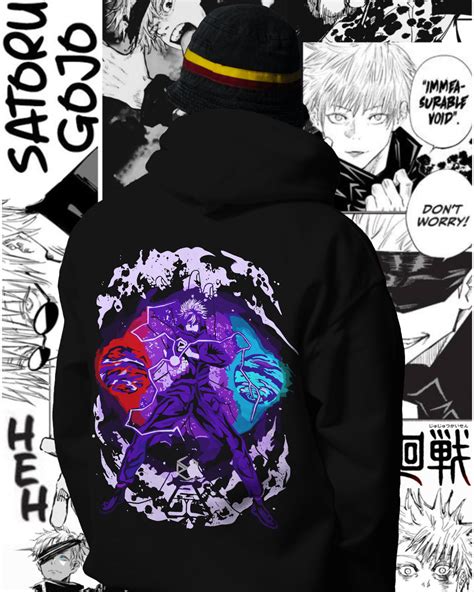 Unisex Gojo Oversized Hooded Sweatshirt – OG SENSEI