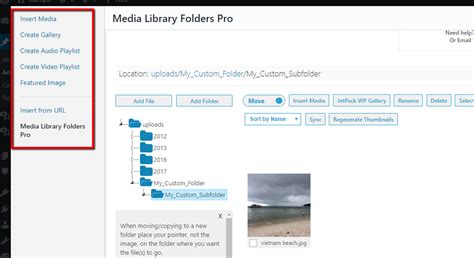 Image result for Categorizing Media Files Using Folder in WordPress