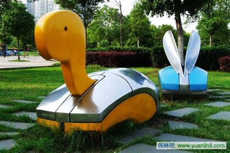 武汉某公园雕塑组图欣赏-庭院小品_园林吧