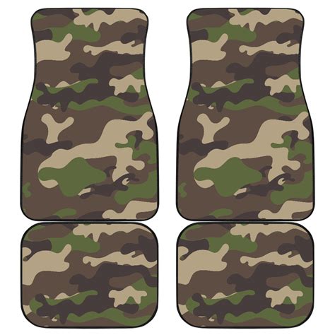 Green Camouflage US Army Bright Car Floor Mats Car Accessories - Nearkii