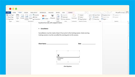 Image result for Word Signature Tutorial