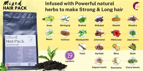 Mixed Hair Pack Powder for Hair Growth & Strength -Order now