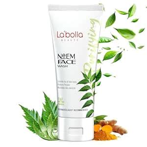 Labolia Beaute Neem Face Wash for Tanning & Pimple Reduction 100g ...