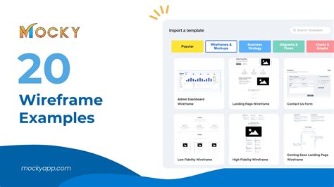 Excel Wireframe Examples 的图像结果