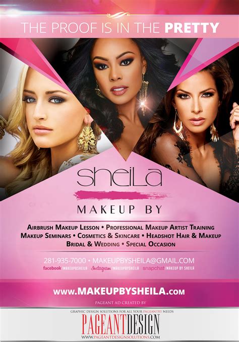 beauty makeup poster