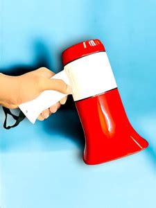 Stybits A101Handheld Megaphone with LED Light USB & TF Card Support USB ...