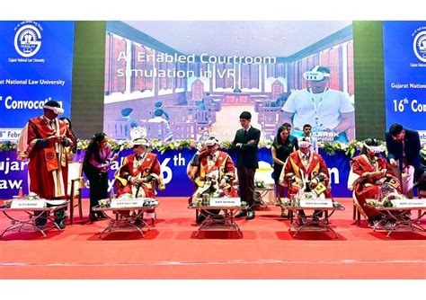 AI-Enabled VR Courtroom Simulation Launched At GNLU Convocation