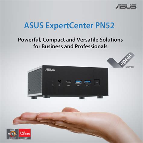 Asus Mini PC PN52 Ryzen 5 5600H, 16GB RAM, 512GB SSD, Win 10