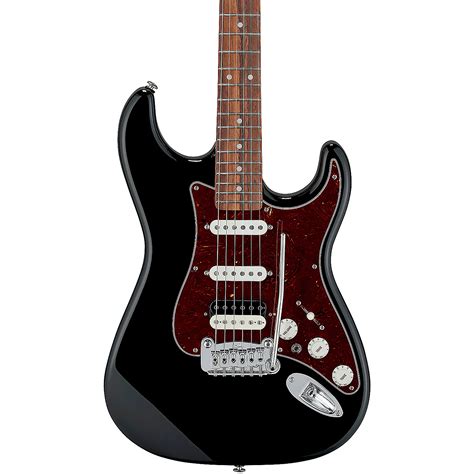 G&L Fullerton Deluxe Legacy HSS Electric Guitar Jet Black | Guitar Center