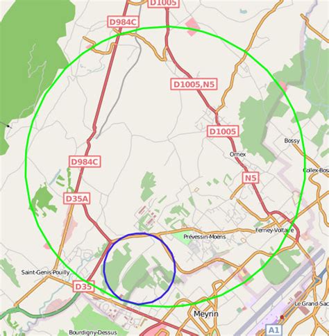 Image result for CERN LHD Map