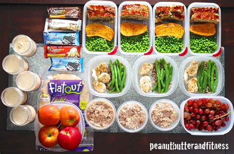 Meal Prep (from last week!) - Peanut Butter and Fitness