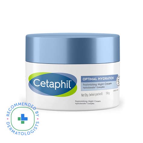 Buy Cetaphil Optimal Hydration Night Cream, Lightweight, Skin Barrier ...