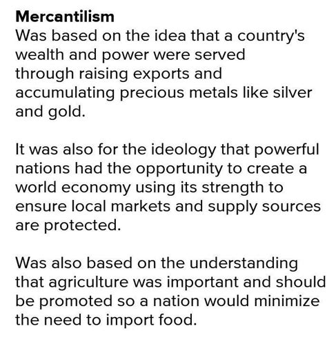 Discuss the difference between mercantilism and neomercantilism ...