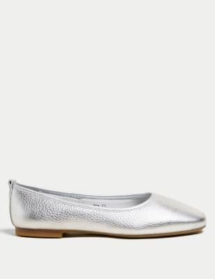 Leather Ballet Pumps