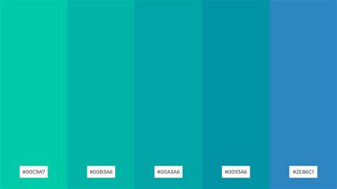 The Best 15 Sea Blue Color Palette Combinations