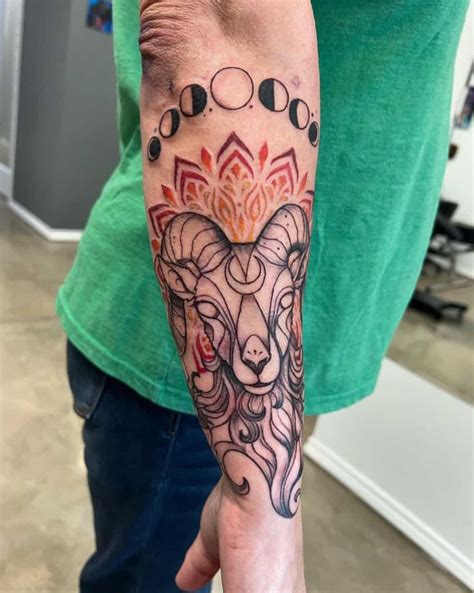 Aries Ram Tattoo Designs