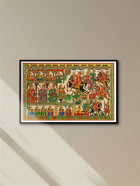 Buy Story of Pabuji Phad painting | Phad Art for Sale | Rajasthan