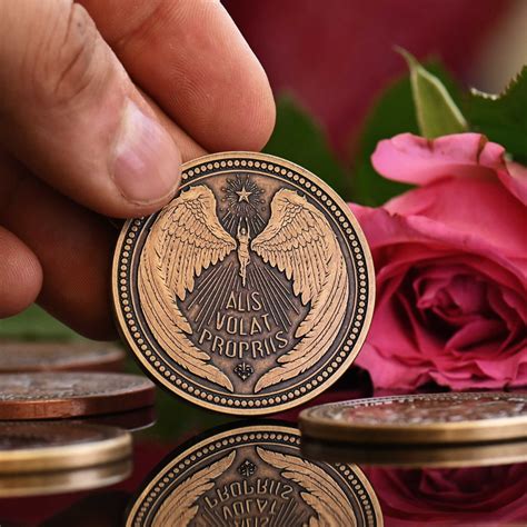 Alis Volat Propriis Coin – EDC Reminder Coins