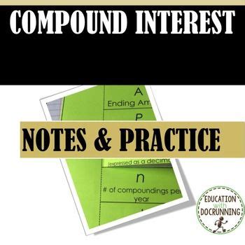 Image result for Compound Interest Notes