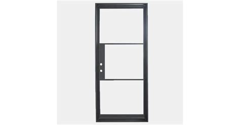 Pinkys Iron Doors A4-SF-3090-LHOS Air 4 Single Flat 30" x 90" Left Hand ...