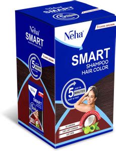 Neha Smart Shampoo Hair Color , Dark Brown - Price in India, Buy Neha ...