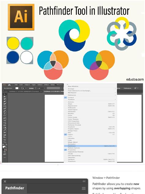Image result for Adobe Illustrator Pathfinder Tutorial