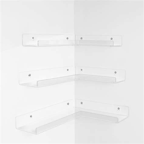 Bathroom Shelves Wall Mounted No Drilling Thick Clear Storage Best ...