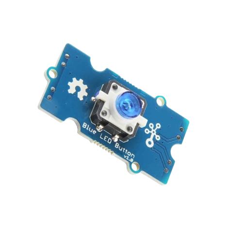 SeeedStudio Grove LED Button Arduino Compat. LED Button Module- Blue ...