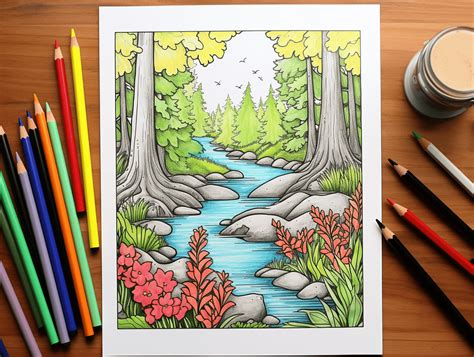 Nature Coloring Pages 的图像结果