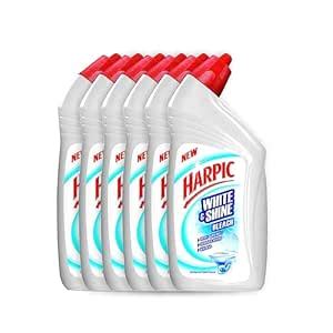 Harpic Bleach 500 ml (Pack of 6) Toilet Cleaner Liquid : Amazon.in ...
