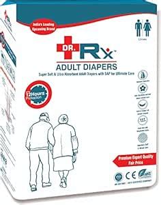 PLUS DR RX Unisex Adult Diapers With Japanese Sap Technology -10Pcs ...
