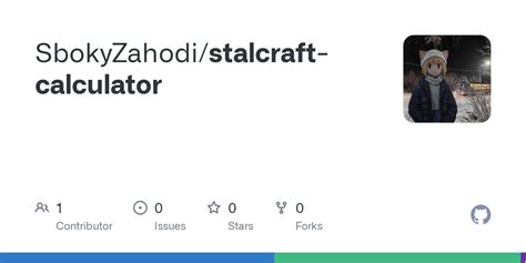 GitHub - SbokyZahodi/stalcraft-calculator