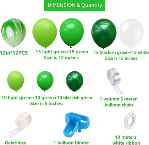 Safari Jungle Green Balloon Garland Arch kit, 106 India | Ubuy