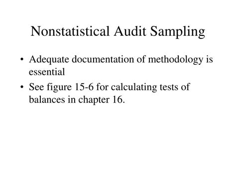 Non Statistical Sampling Audit 的图像结果