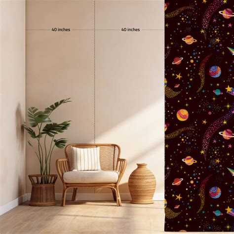 Vibrant Space Cosmos Pattern Wallpaper Covering for Wall - Magicdecor®