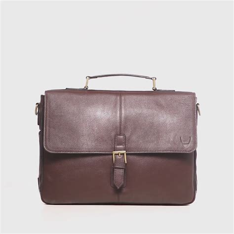 Buy Brown Merlin 01 Briefcase Online - Hidesign
