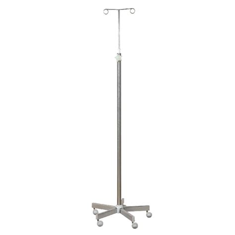 Midmark Janak 1043A Two Hooks Stainless Steel Saline Stand (IV Stand ...