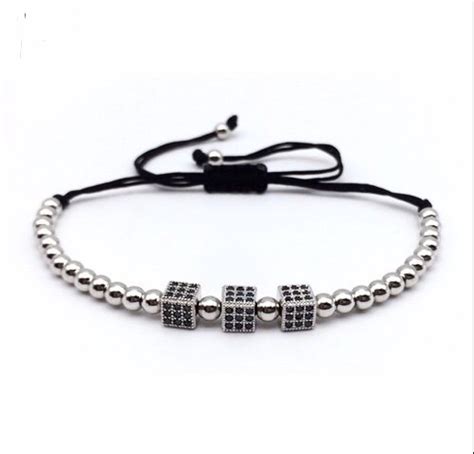 Buy DICE3S. * CZ Macrame. Bracelet. Bracelet for Men. Bracelet for ...