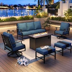 Have a question about PHI VILLA Black Metal Meshed 7 Seat 6-Piece Steel ...