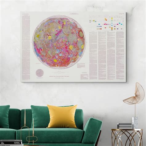 Buy NASA Geological Map of the Near Side of the Moon – Celestial ...
