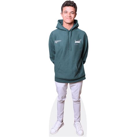 Celebrity Cutouts Lando Norris Hoodie Mini Cardboard Cutout Standee ...