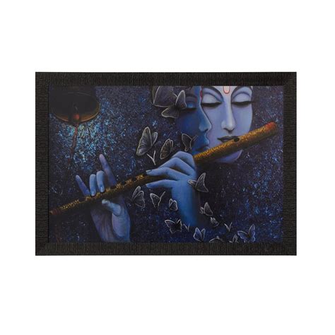 Radha Krishna Love Moments Satin Matt Texture UV Art Painting ...