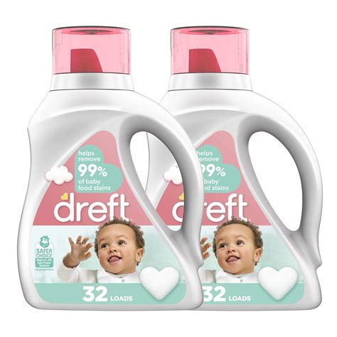 Buy Dreft Stage 2: Baby Laundry Detergent Liquid Soap, Natural For ...