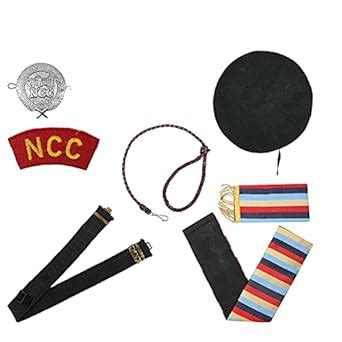 Buy DeeNA UNIFORMS NCC Uniform Accessories Combo: Cap, Shoulder Badge ...