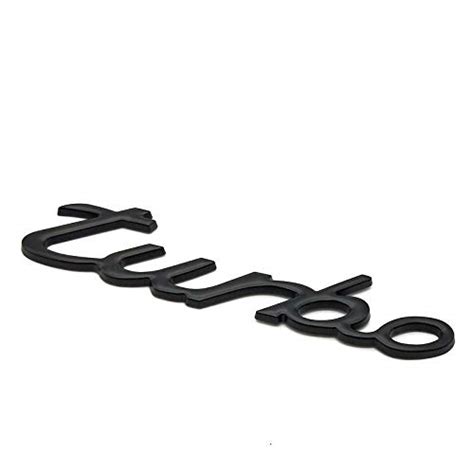1Pcs TURBO emblem 3D Metal Badge Nameplate Universal Car Styling ...