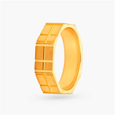 Bold Geometric Ring for Men