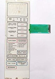 Able R8R51 Microwave Oven Membrane Keypad : Amazon.in: Electronics